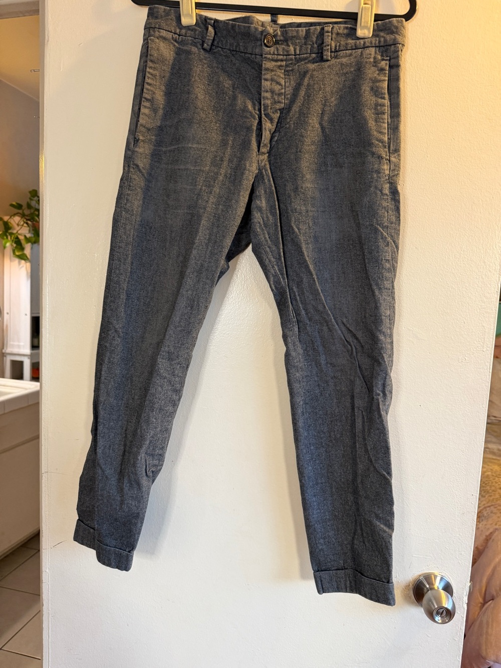 DSQUARED2 Gray Jeans with cuffed hem